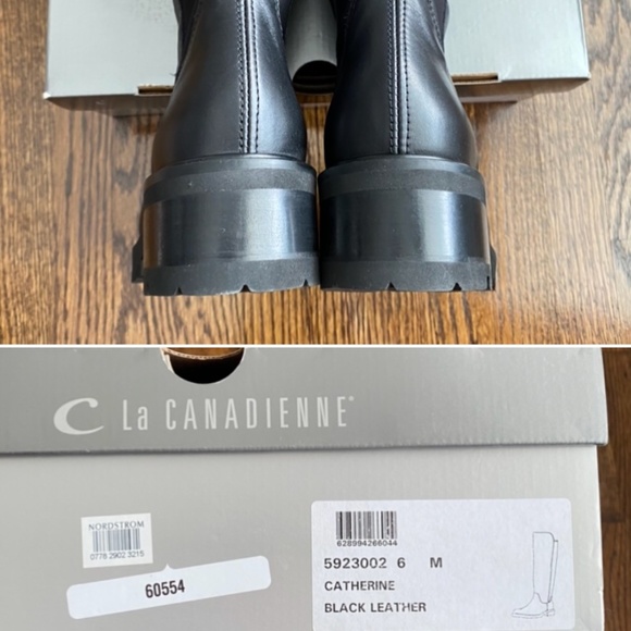 *BNIB* La CANADIENNE Catherine Leather Boot - Sz 6 - Picture 16 of 16